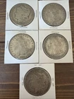 Morgan Silver Dollar Lot of 5 (1880)