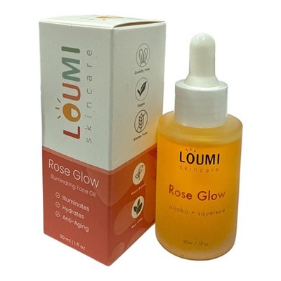 Loumi Skincare Rose Glow Illuminating Face Oil (30ml/1fl.oz)