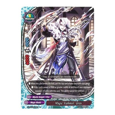 Buddyfight TCG card S-BT03/0049EN C Magic Violinist, Gray True Awakening of Deit