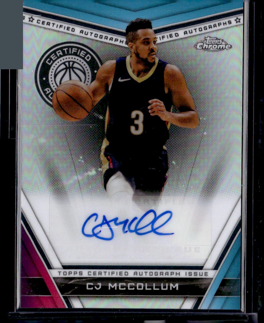NBAカード C.J マッカラム AUTO サイン 2023-24 Topps Chrome - Certified Autographs C.J. McCollum