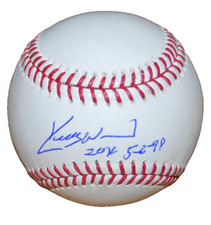 KERRY WOOD signed (CHICAGO CUBS) Major League baseball 20 K BECKETT BW61619