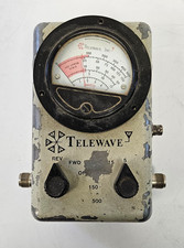 Telewave 44A RF Wattmeter 20-1000MHz 500W VSWR Forward Reflected Meter Parts