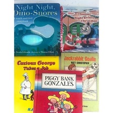 Vintage Modern Childrens 5 Book Collection Illustrated Covers Touch Feel