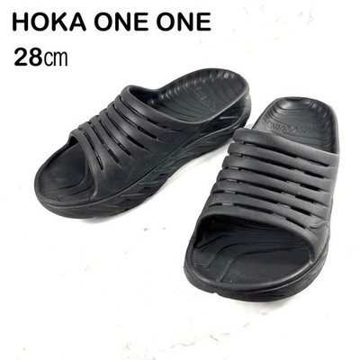 HOKA ONE ONE Ora Recovery Slide Black 28cm Herren Sandalen, Discontinued