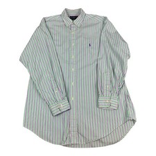 Ralph Lauren Men s Long Sleeve Shirt, Striped, Classic Fit, Size 16 32/33