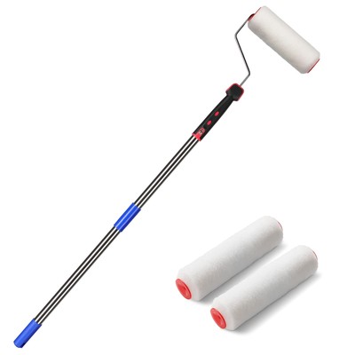 Paint Roller,4 FT Brush kit Multi-Function Paint Roller kit with House Paint ...