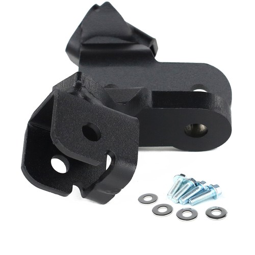 Apto para KAWASAKI KLR650 2022-2024 reposapiés de acero estriba soportes descensores negro - Imagen 8 de 16
