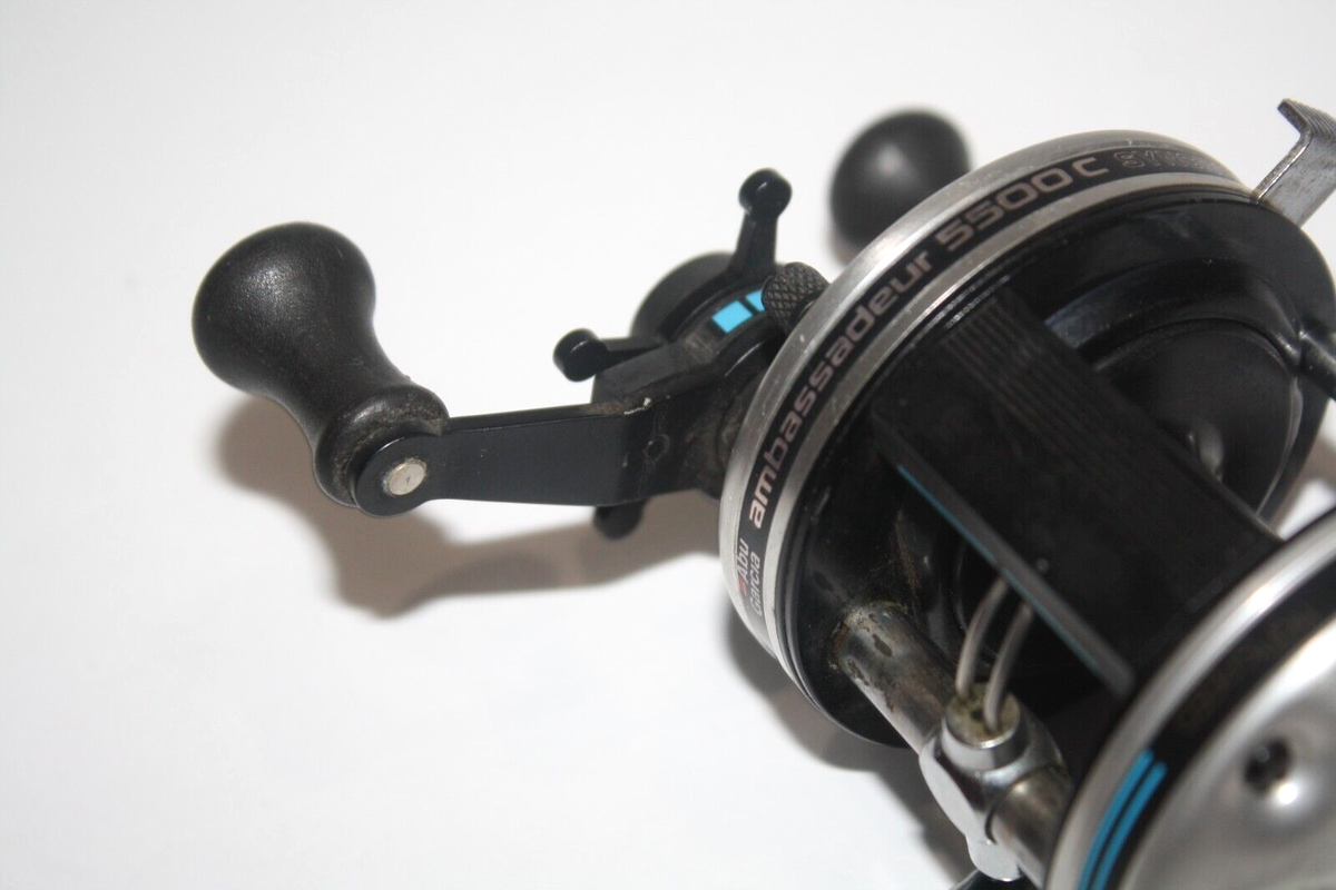 Abu Garcia Ambassadeur 5500 C Syncro Silver Fishing Reel Abu Garcia Ambassadeur 5500 C Syncro Silver Fishing Reel