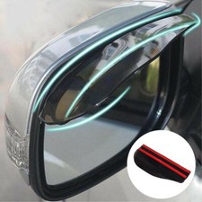 Car Rear View Side Mirror Rain Board Eyebrow Guard Sun Visor Black Accessories