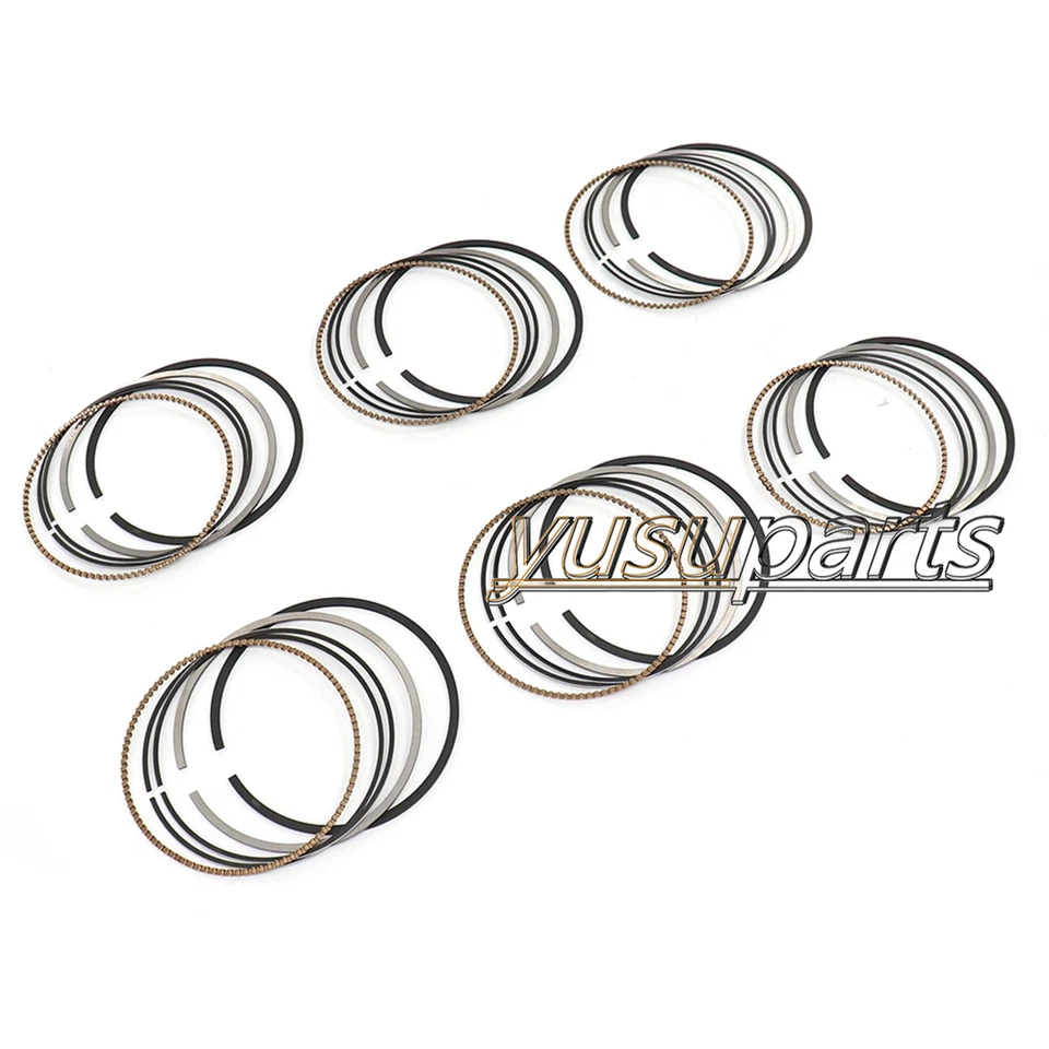 Juego de 6 anillos de pistón STD para Volvo S80 V70 XC60 XC70 XC90 3,2 L B6324S L6 T6 Foto 3 de 4