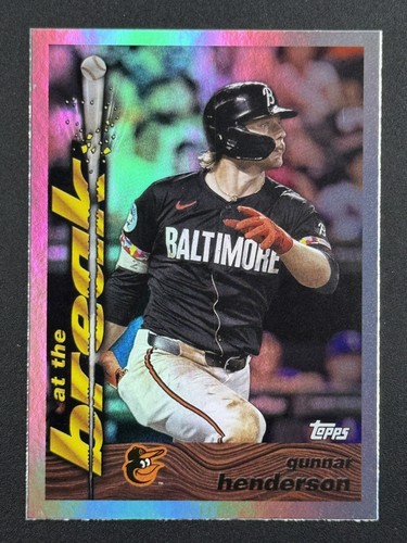 GUNNAR HENDERSON 2024 Topps Archives At The Break #95ATB-4 Baltimore Orioles - Picture 1 of 2