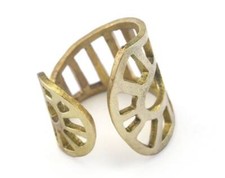 Adjustable Ring Raw brass 18mm 7.5US inner size 2740
