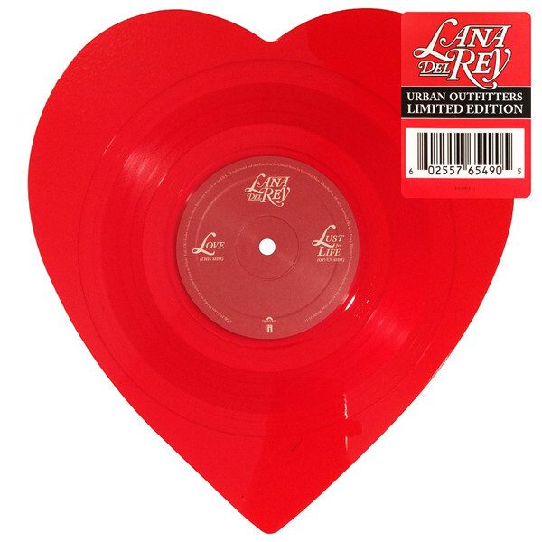 LANA DEL REY – LOVE/LUST FOR LIFE - URBAN OUTFITTERS LTD ED VINYL LP RED  NEW 602557654905