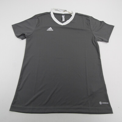 adidas Short Sleeve Shirt Women's Gray New with Tags