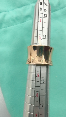 Tiffany & Co. Rubedo Metal 1837 Wide Concave Ring Sz. 4 (pouch) | eBay