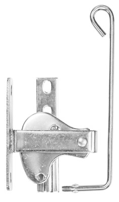 Pinnacle D-PATTERN DUAL OPENING GATE LATCH +Screws, Stainless