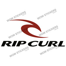 Rip Curl sticker 210x90mm car mancave van bag laptop surf decal
