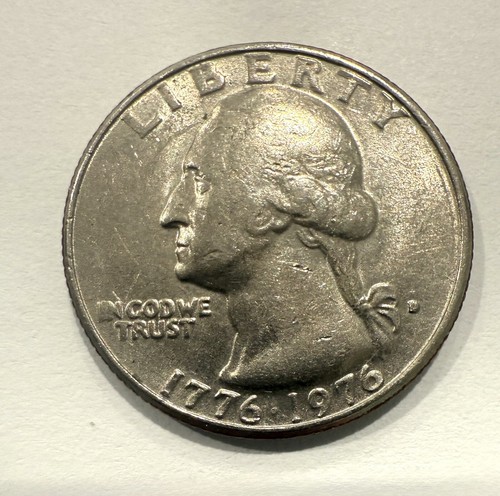 1776-1976 Bicentennial Washington Quarter mit Fehlern