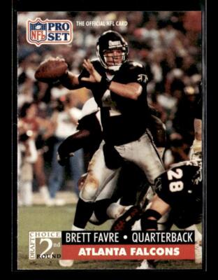 1991 Pro Set #762 Brett Favre Rookie Atlanta Falcons