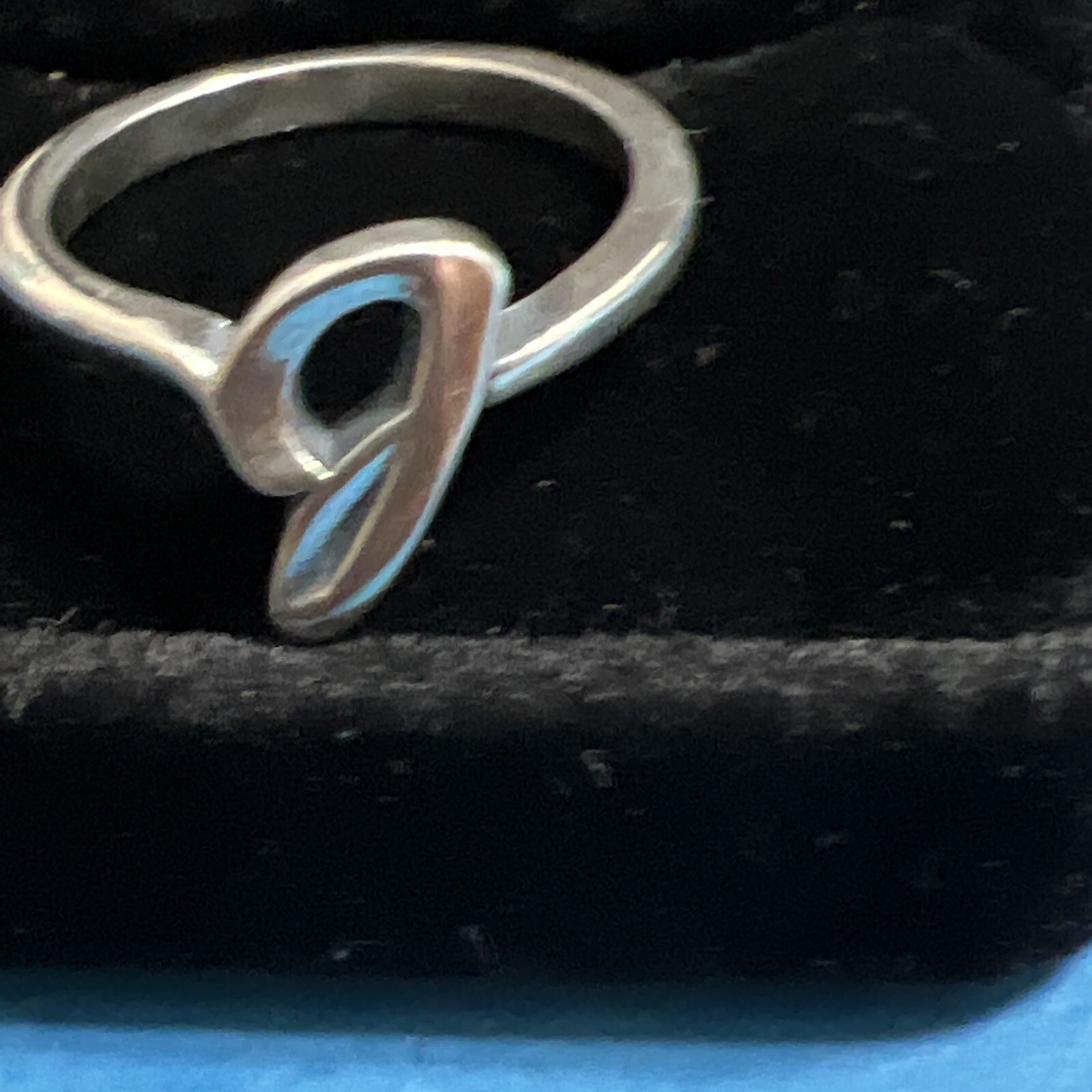 James Avery Sterling Silver  Script Initial “g” R… - image 2