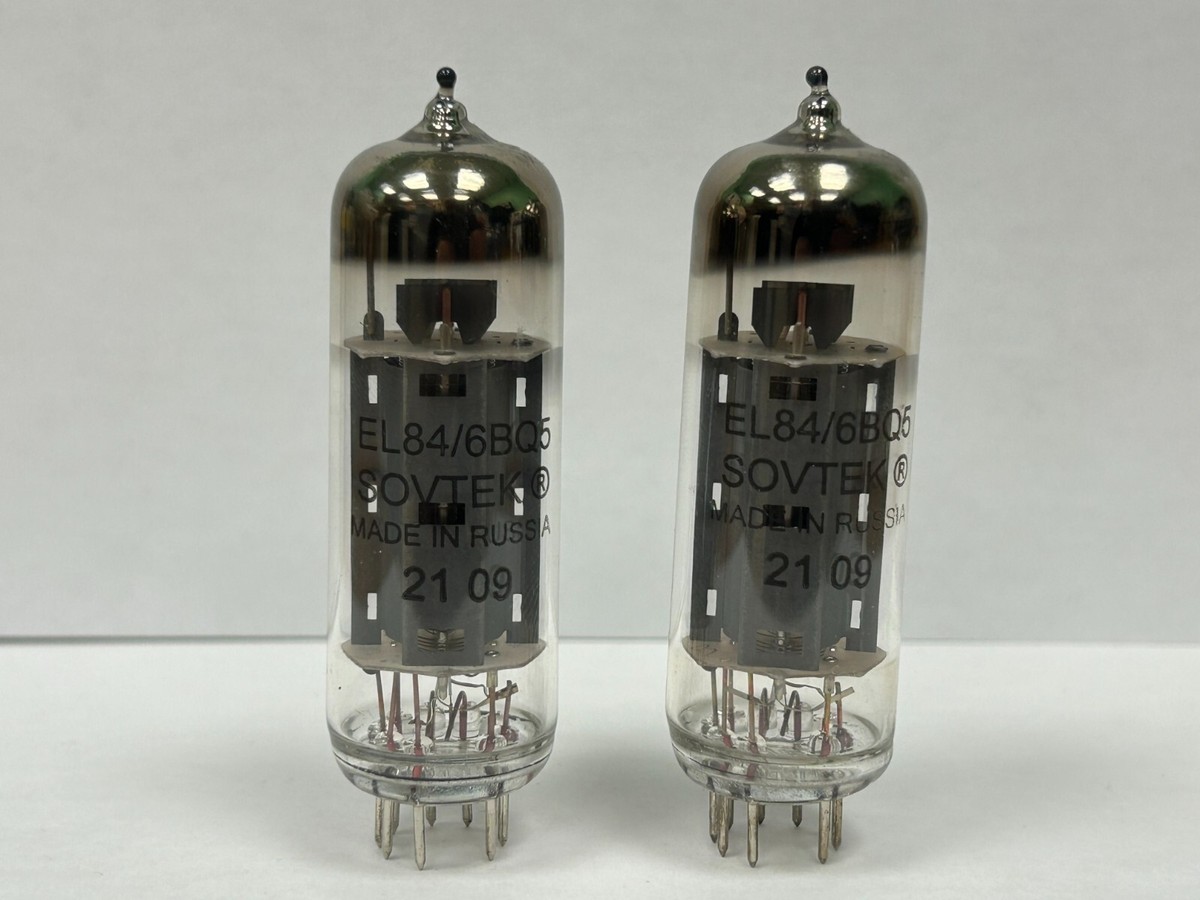 Sovtek EL84 6BQ5 Matched Pair of Vacuum Tubes Used & Tested | eBay