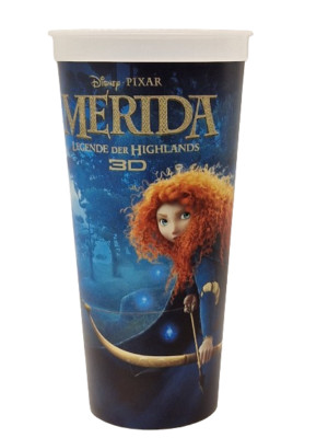 Merida Kinobecher Sammler Trinkbecher PCO Disney Becher