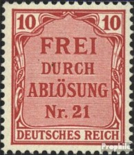 Empire Allemand d4 neuf 1903 timbre de sérvice