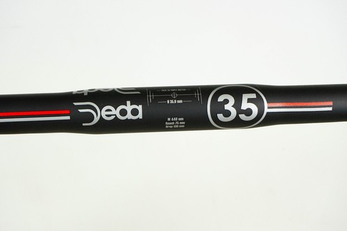 NEW DEDA TRENTACINQUE SUPERLEGGERA 35 mm RHM 44 cm ALLOY HANDLEBAR ROAD BIKE 35 - Foto 2 di 6