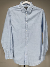 Van Heusen Flex Regular Fit Long Sleeve Dress Shirt Boys XL 18-20 Blue