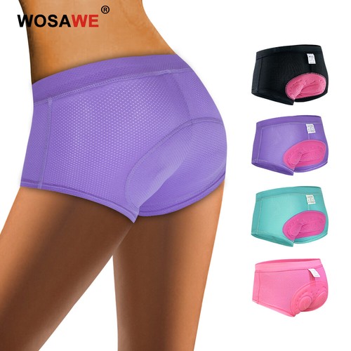 Pantaloncini da ciclismo da donna 4D imbottiti in gel MTB Intimo da  bicicletta | eBay