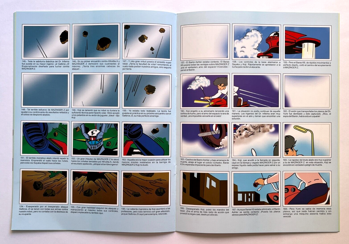 ALBUM MAZINGER Z Reedition Full Set 180/180 Stickers PERU