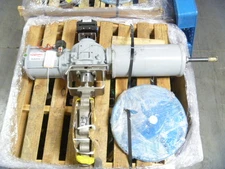 10" Crane Flowseal 10-1DA-221RTG-30J 150# 316SS Actuated Butterfly Valve NEW (B)