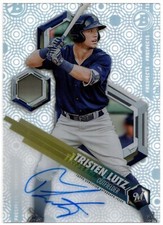 2018 Bowman High Tek TRISTEN LUTZ Autograph Prospect Auto Card #PHT-TL