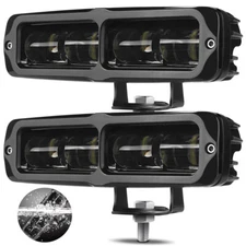 2X 6inch LED Work Light Bar Spot Pods Fog Lamp Offroad Driving Truck 4WD SUV ATV