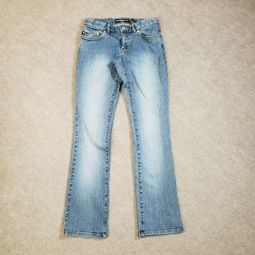 Express Womens Jeans 2 Blue Slim Fit 