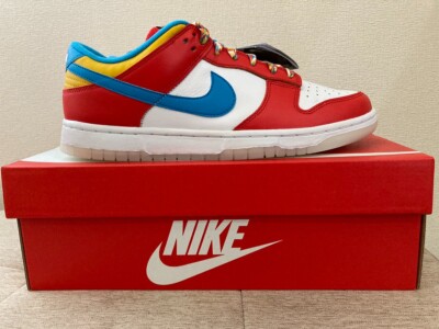 NIKE DUNK LOW QS LEBRON JAMES FRUITY PEBBLES 2022 DH8009-600 HABANERO RED/LASER