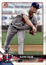 LOT OF 20 2018 BOWMAN DRAFT BASE PAPER PROSPECT BD10 BLAYNE ENLOW TWINS