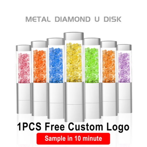 Crystal Gift USB 3.0 Flash Drive High Speed Pen Drive Free Logo Memory Stick 64G - Afbeelding 1 van 18