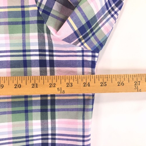 Ralph Lauren Oxford Shirt Men's XL Classic Pink Blue Green Cotton Long Sleeve - Picture 6 of 8