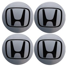 Set Of 4 Wheel Hub Rim Center Caps Oem Honda Logo 2005-2014 Crv Silver 2 34