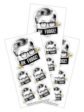 Crafts Stickers PH Slim A Christmas Story Ralphie Oh Fudge! Holly Berries