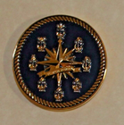 US Navy Chiefs Power of Positive Leadership Compass Navy Challenge Coin ...