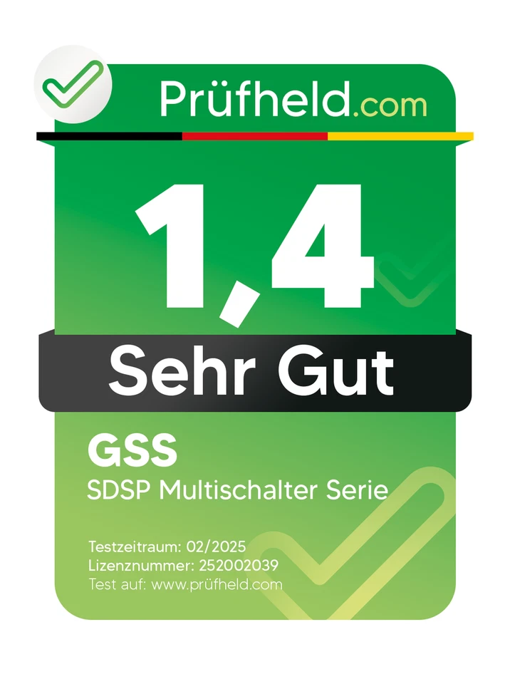 GSS Multischalter SDSP 932 S - 2 Satelliten & 32 Teilnehmer inkl. Aufdrehhilfe - Bild 2 von 4