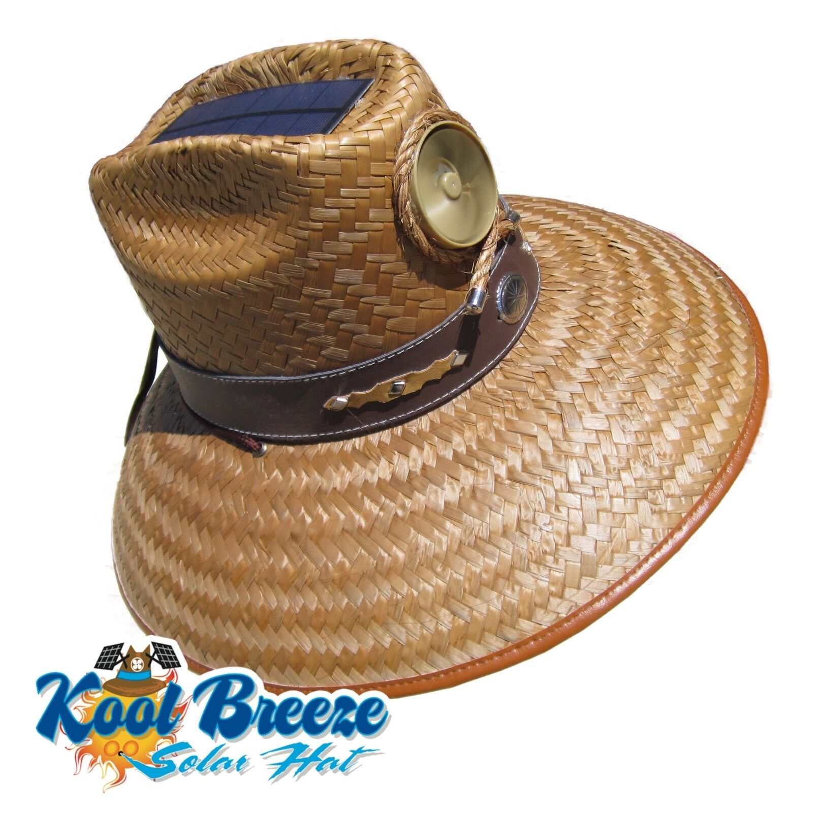 Mens &Womens Kool Breeze Solar Thurman Hat,Straw hat,Solar Cooling