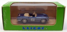 Eligor 1/43 Scale Model Car 1135 Triumph TR5 1968 #37 Coupe Des Alpes - Met Blue