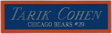 ROBBIE GOULD BEARS NAMEPLATE FOR AUTOGRAPHED Signed HELMET-FOOTBALL-JERSEY-PHOTO