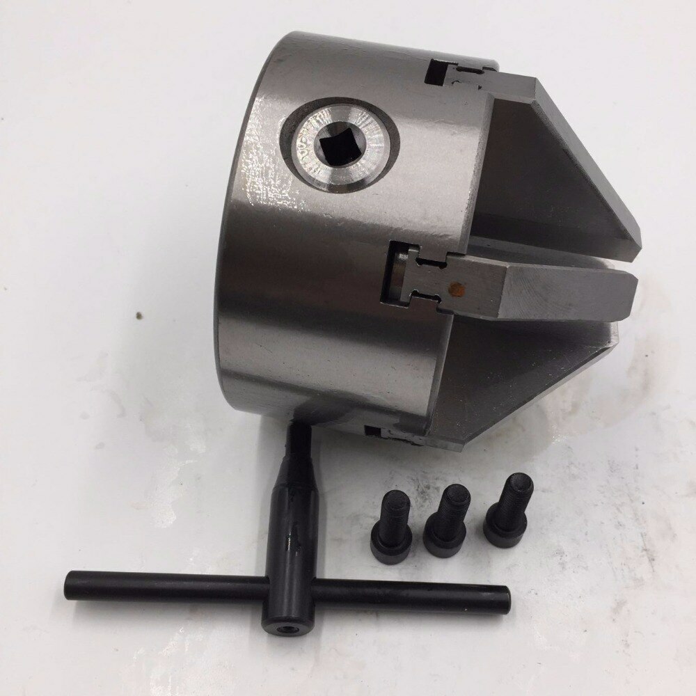 100毫米6爪车床Chuck自中心4英寸六爪Chuck倾斜大白鲨K13-100- | eBay
