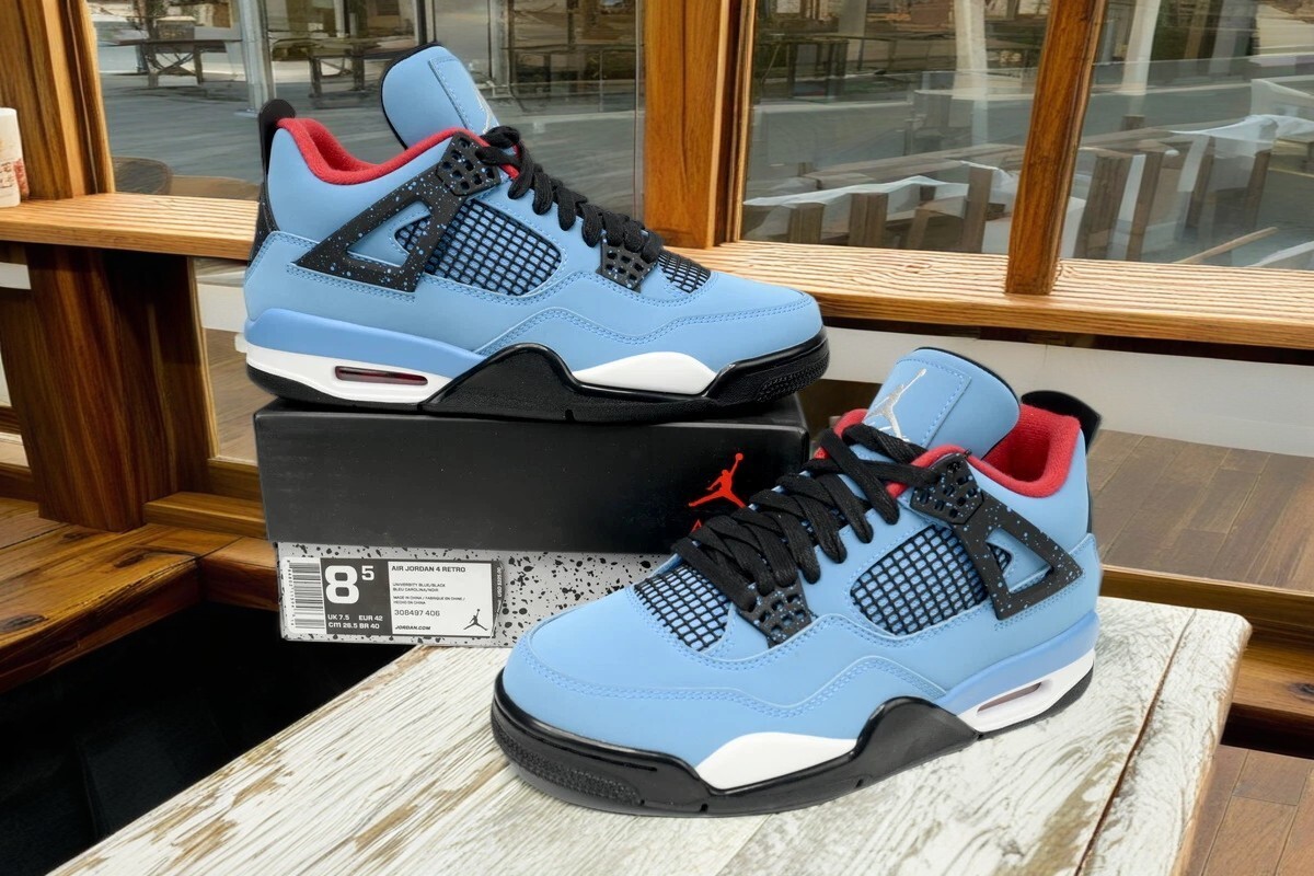 Size 8.5 - Jordan 4 Retro x Travis Scott Mid Cactus Jack for Size 8.5 - Jordan 4 Retro x Travis Scott Mid Cactus Jack for
