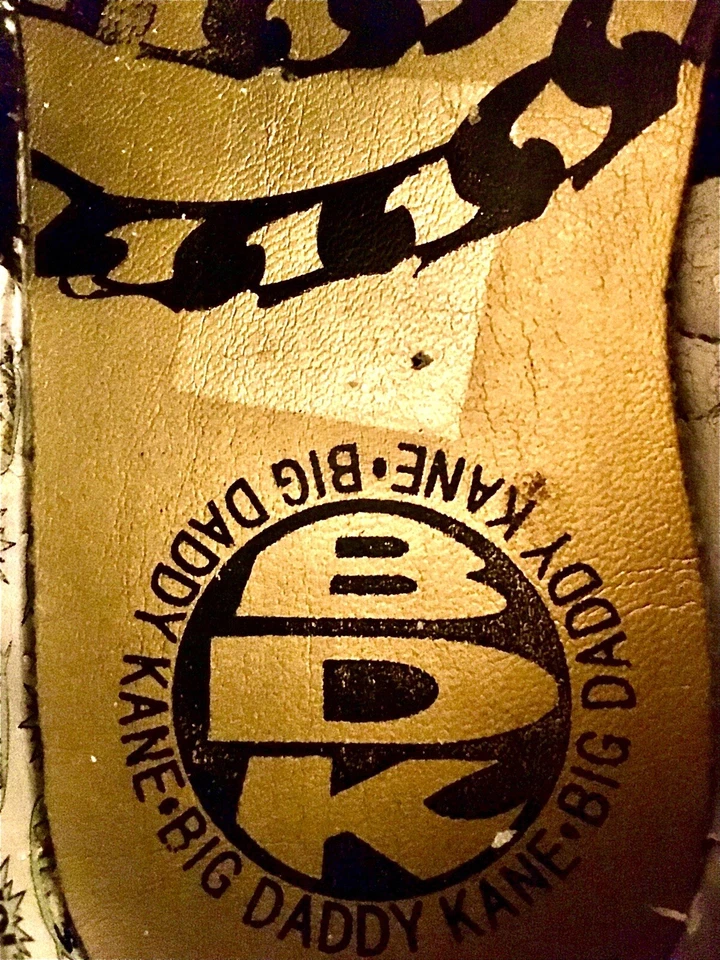 PUMA CLYDE Yo Mtv Raps Big Daddy Kane Sneaker Men US 11.5 Vintage RARE Gold Lace - Image 4 of 4