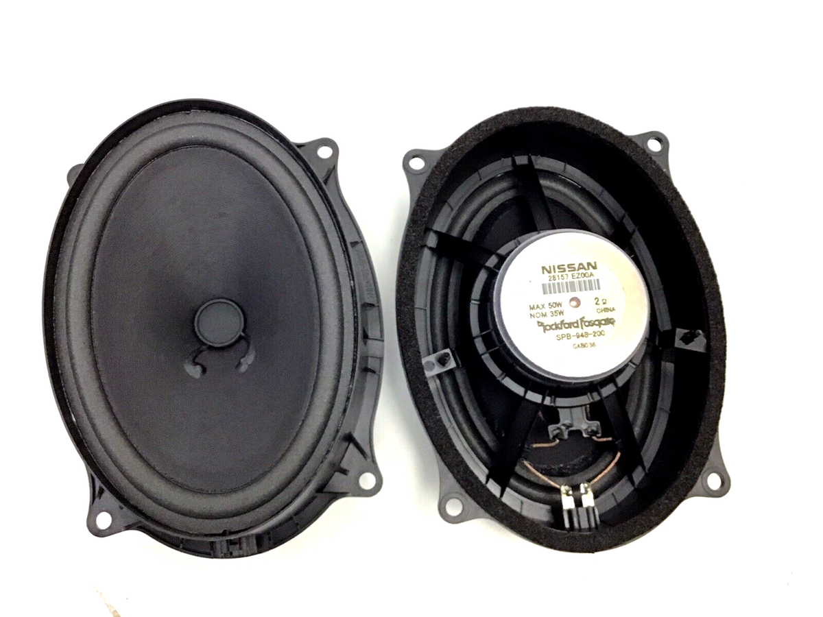 Pair (2) Genuine Nissan Door Speakers 28157-EZ00A 6x9 inch
